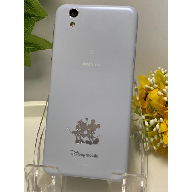 美品 ドコモ Disney Mobile DM-01J 16GB ホワイト android バージョン 6.0.1 ディズニー・モバイル☆ A1177 | SHARP | 04