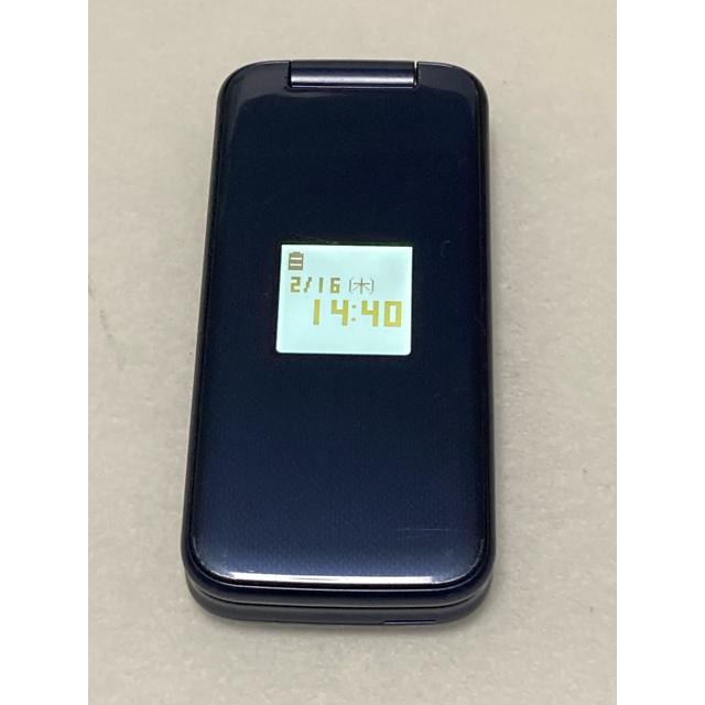 【SIMロック解除済】らくらくホン F-01M 富士通　ガラケー ネイビー らくらくシリーズ らくらくホン F-01M ネイビー 富士通 Fujitsu docomo