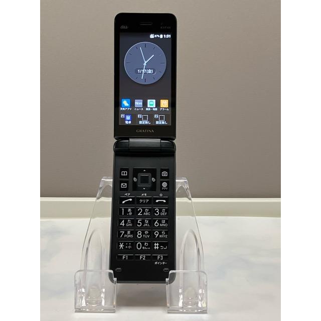 KYOCERA（京セラ） 良品☆ SIMフリー au GRATINA KYF44 ブラック 4G