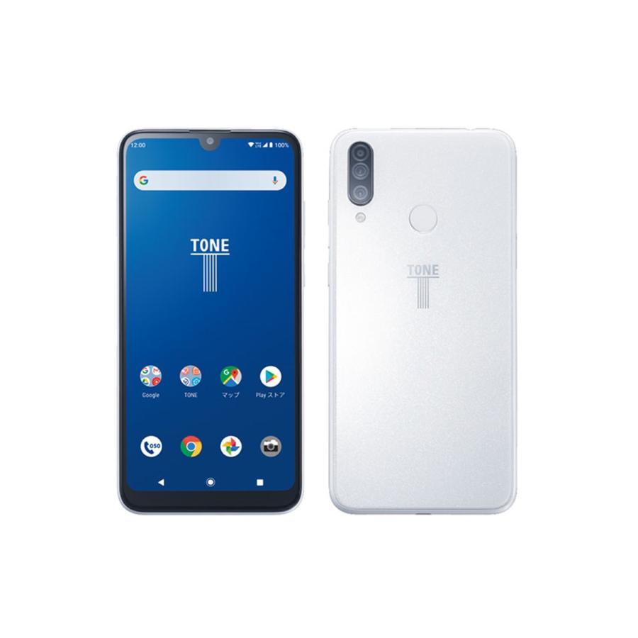 新品未使用 TONE e20 SIMフリースマートフォン 本体 TONE 美品 トーンモバイル e20 64GB ホワイト ☆ Android スマホ