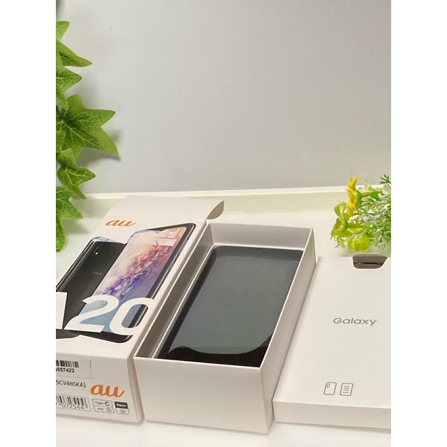 Galaxy A 新品未使用品 SIMフリー☆ サムスン A20 SCV46 au 判定〇 3GB