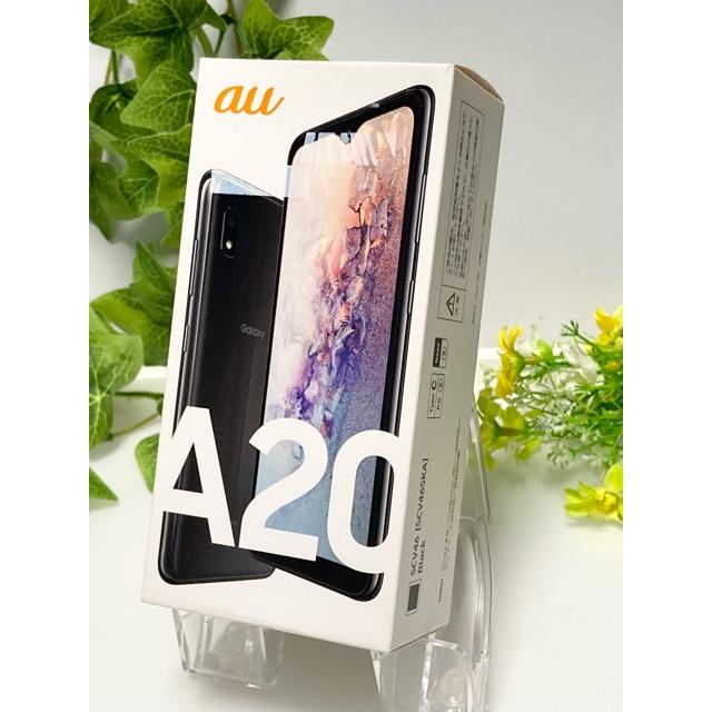 Galaxy A 新品未使用品 SIMフリー☆ サムスン A20 SCV46 au 判定〇 3GB