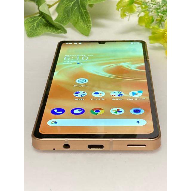 AQUOS sense6 SHG05 au SIMフリー [ライトカッパー] 中古 バッテリー
