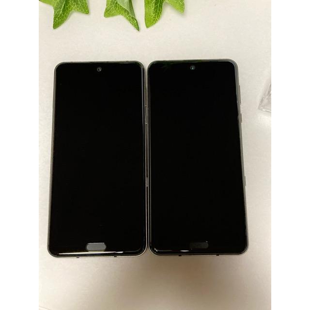 AQUOS R 2台まとめ 訳あり品 SIMフリー R3 808SH ブラック☆ 6GB/128GB