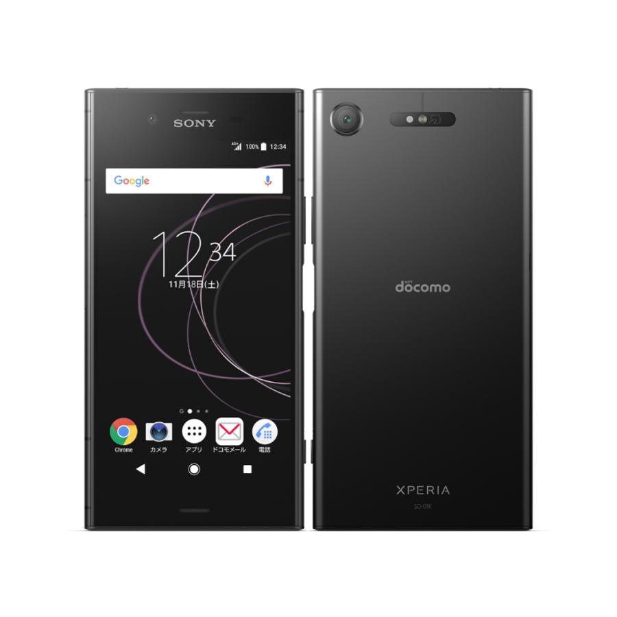 docomo ブラック 携帯電話本体 Xperia XZ XZ1 SO-01K ブラック 4GB/64GB ドコモ SIMロック解除済み
