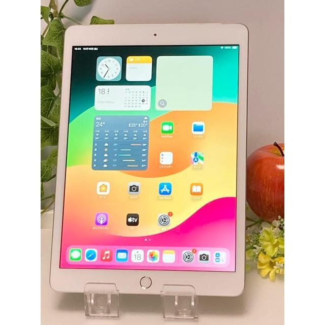 ソフトバンク SIMフリー iPad 第7世代 Wi-Fi + Cellular 32GB シルバー MW6C2J/A A2198 動作確認済 バッテリー93％良好★ A6803 | iPad