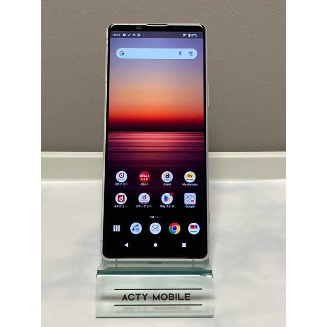 Xperia 1 II 美品 SONY SO-51A ホワイト 8GB 128GB 白ロム ドコモ SIM