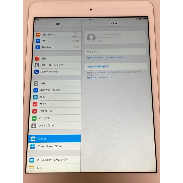iPad mini Apple Wi-Fi 16GB ホワイト ios 9.3.5 MD531J/A アップル