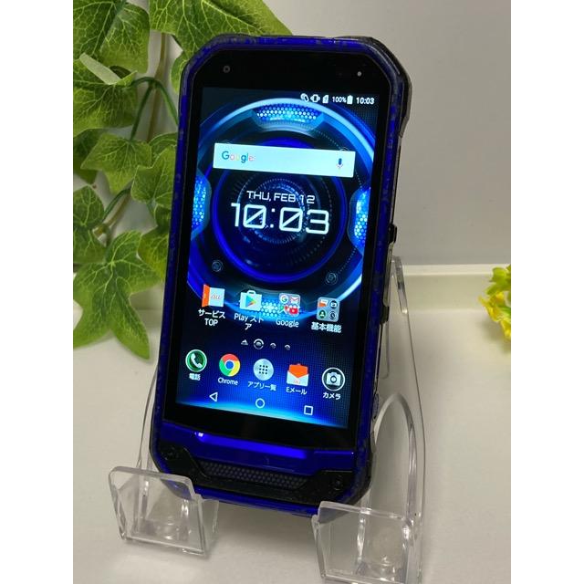 TORQUE G03 KYV41 ブルー☆ au SIMフリー ROM 32GB RAM 3GB 中古 現状