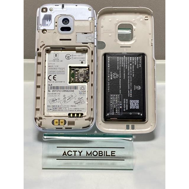 らくらくホン F-01M ホワイト 富士通 Fujitsu docomo ドコモ SIMロック解除済 ガラホ ガラケー 現品のみ A7086 | らくらくシリーズ | 08