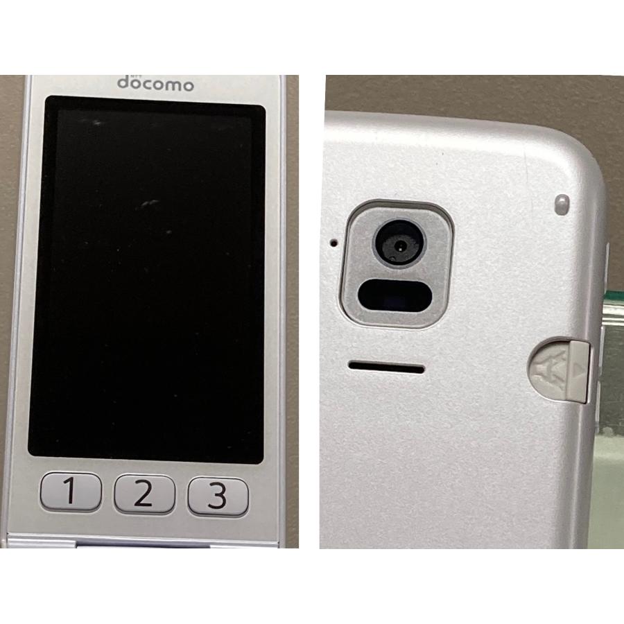 らくらくホン F-01M ホワイト 富士通 Fujitsu docomo ドコモ SIMロック解除済 ガラホ ガラケー 現品のみ A7086 | らくらくシリーズ | 09