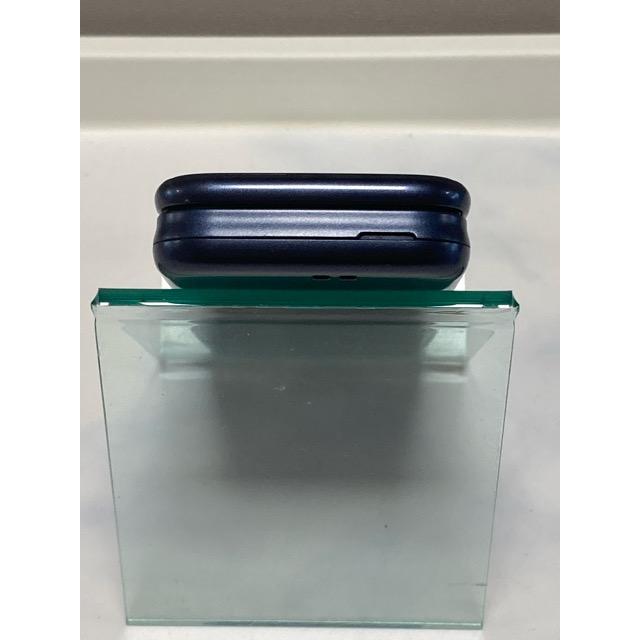 らくらくホン F-01M ネイビー 富士通 Fujitsu docomo ドコモ SIMロック解除済 ガラホ ガラケー 現品のみ A7098 | らくらくシリーズ | 05