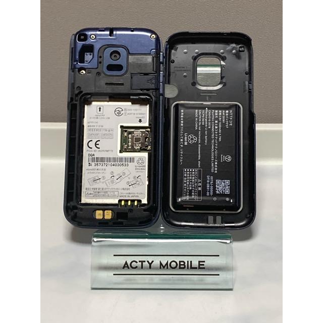 らくらくホン F-01M ネイビー 富士通 Fujitsu docomo ドコモ SIMロック解除済 ガラホ ガラケー 現品のみ A7098 | らくらくシリーズ | 09