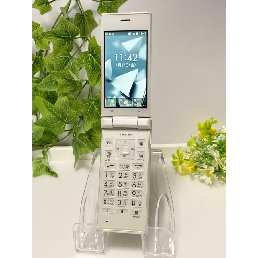 DIGNO Ymobile 702KC ケータイ2 白ロム 防水 防塵 耐衝撃 ワンセグ Wi