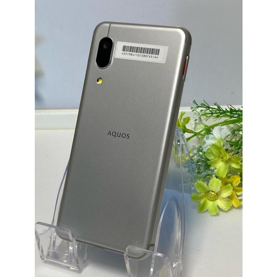 AQUOS sense sense3 basic 907SH シルバー SoftBank SIMフリー 
