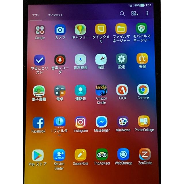 ZenPad 中古 Wi-Fiモデル☆ ASUS 8.0 Z380M P00A ブラック android