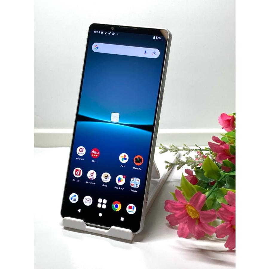 Xperia 1 液晶美品 IV 5G SO-51C 256GB/12GB アイスホワイト☆ 望遠  