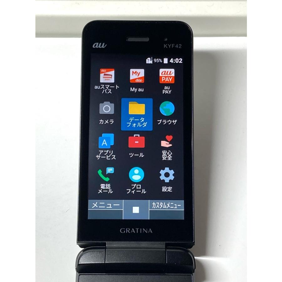 ➡⭐激安➡今日限定➡大特価取説あり⭐美品⭐au 京セラ KYF42➡SIMフリー 楽天市場】【未使用品〜中古品】京セラ GRATINA KYF42 au版SIM