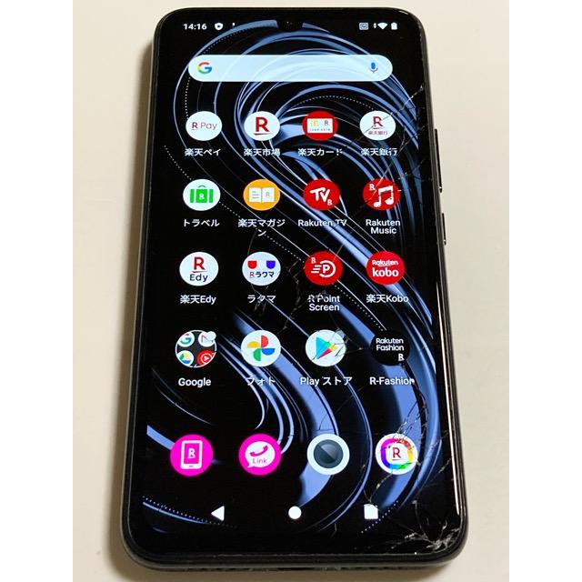 訳あり 楽天【SIMフリー】 Rakuten BIG s ブラック☆ 6GB 128GB