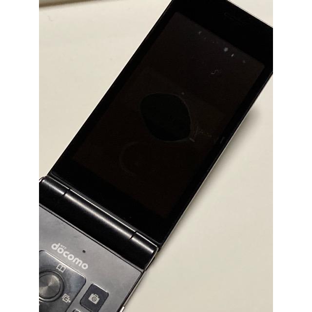 arrows ドコモ SIMフリー ケータイ F-03L ブラック☆ 4G ガラホ 初期化