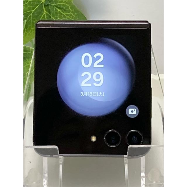 GalaxyZFlip5 国内版au SCG23グラファイト 256GB 美品 Galaxy 美品 Z Flip5 SCG23 256GBモデル au SIMフリー