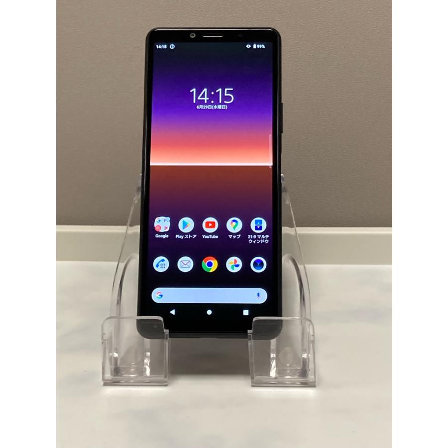 新品同様 Xperia 10 II ブラック 64 GB au SOV43