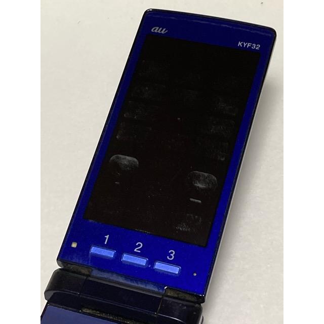KYOCERA（京セラ） au版☆ かんたんケータイ KYF32 [ブルー] 携帯電話