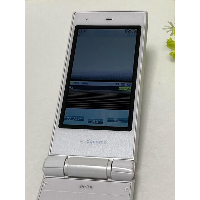 新品 レア ドコモ SH-03E ホワイト ガラケー ワンセグ ゲーム 携帯 SHARP（シャープ） ドコモ FOMA STYLE series SH-03E ホワイト 携帯