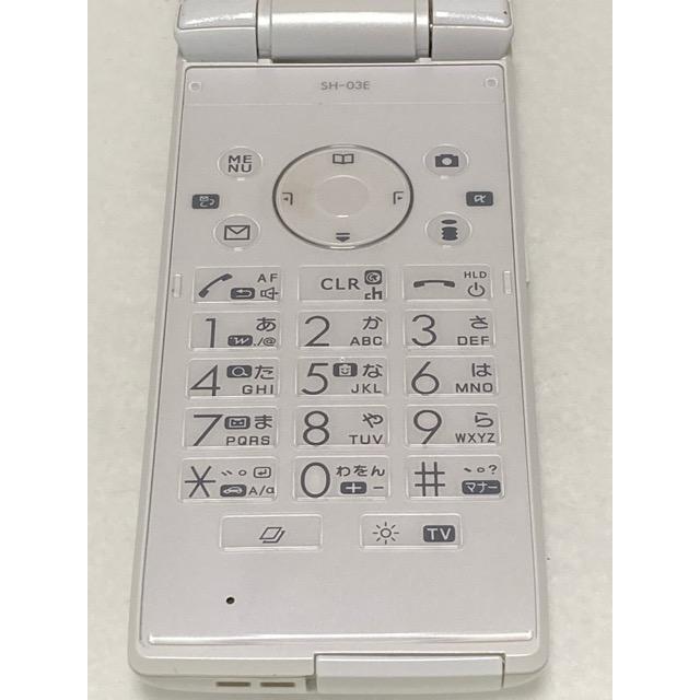 SHARP（シャープ） ドコモ FOMA STYLE series SH-03E ホワイト 携帯