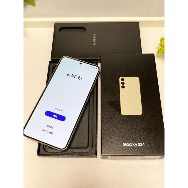 本日限定価格　[美品]GalaxyS24　SC-51Eドコモ版 アンバーイエロー 中古】SAMSUNG docomo 【SIMフリー】 Galaxy S24 アンバーイエロー 8GB
