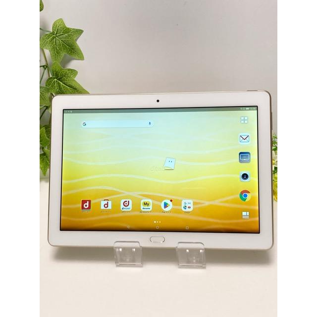 HUAWEI - 836 SIMフリーdocomo dtab d-01K ゴールド◆美品◆ dtab 美品 SIMフリー HUAWEI d-01K docomo ゴールド☆ 10.1