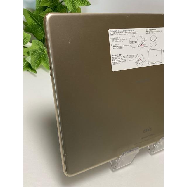 dtab 美品 SIMフリー HUAWEI d-01K docomo ゴールド☆ 10.1インチ