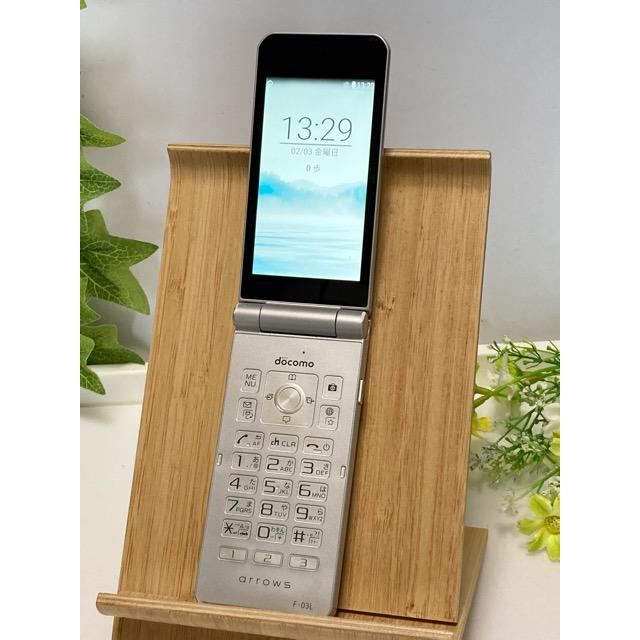 再入荷！ docomo ARROWSケータイ F-03L【SIMロック解除済】 arrows ケータイ F-03L ブラック☆ docomo SIMロック解除済 4G