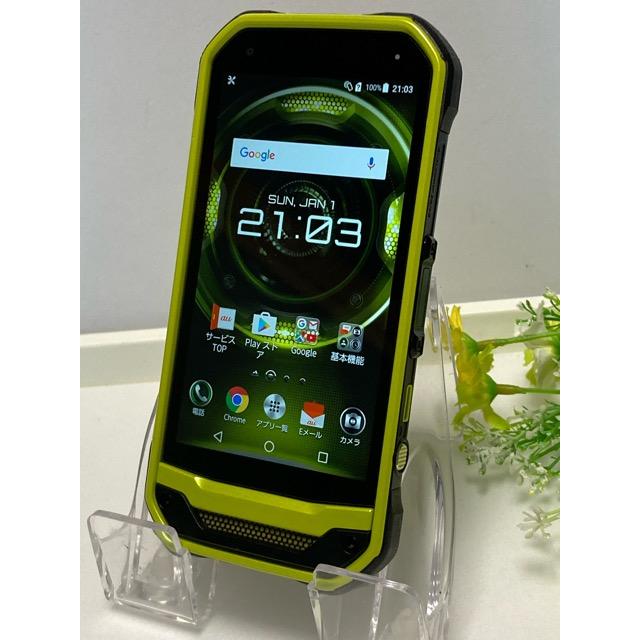 TORQUE スマホ G03 KYV41 SIMフリー☆ au イエロー 動作良好