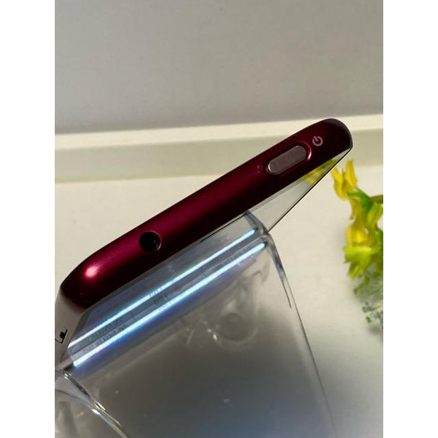 BASIO 美品 はじめてスマホ 「BASIO4」 [ワインレッド] 年輩の方には