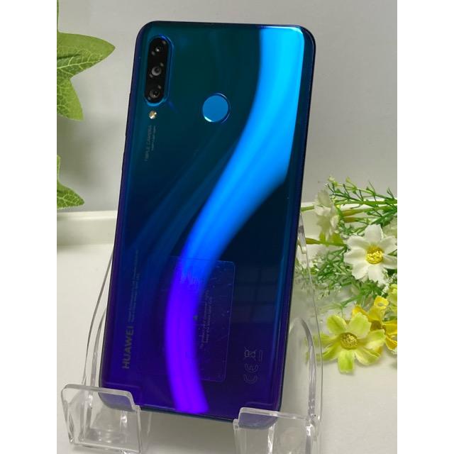 美品 HUAWEI P30 lite 64 GB ピーコックブルー