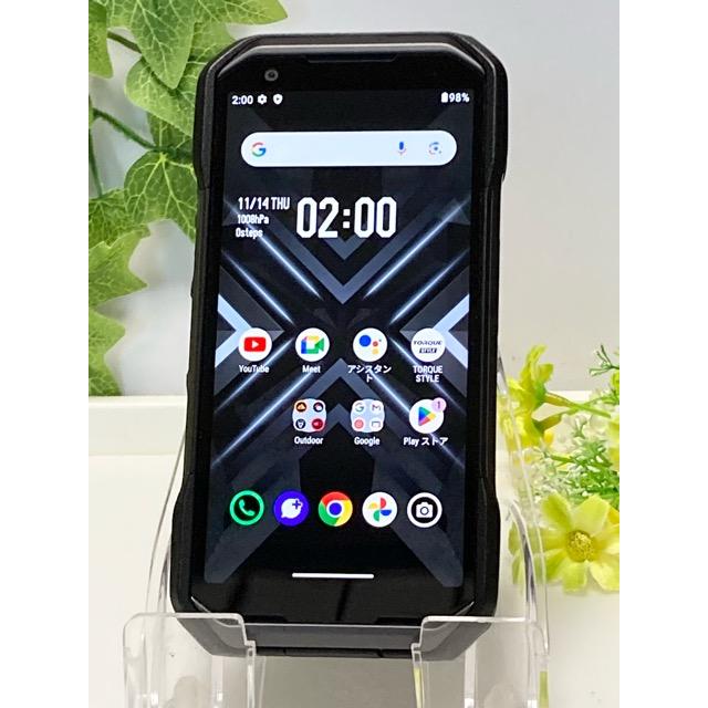 TORQUE G06 128GB KYG03 ブラック　SIMフリー 美品 TORQUE 使用少 美品【au/京セラ】TORQUE G06 128GB SIMフリー KYG03