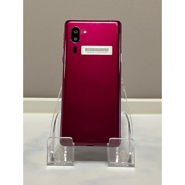シンプルスマホ 液晶美品 シンプルスマホ5 A001SH [ワインレッド] 3GB