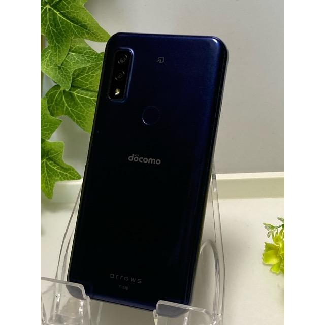 arrows We F-51B ネイビー 4GB 64GB 白ロム ドコモ SIMロック