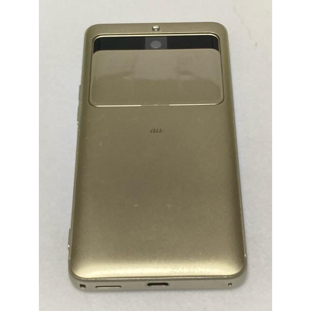 SIMフリー KYOCERA BASIO3 32GB ゴールド 電池良好 らくらくシリーズ 訳あり Wi-Fi利用 京セラ BASIO3 KYV43 32GB