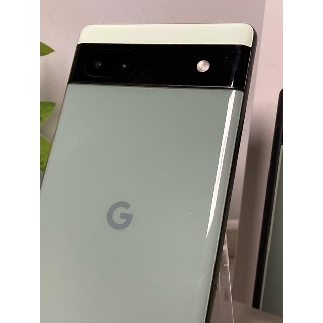 【美品】Google Pixel 6a 本体 セージ（SIMフリー） Google Pixel 液晶美品 SIMフリー Pixel6a 128GB [セージ] au