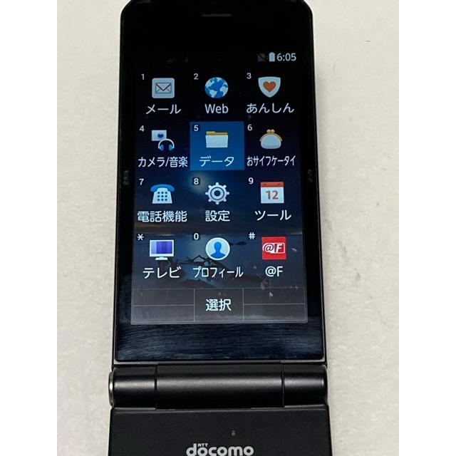 SIMフリー　ガラホ　docomo F-03L ブラック美品 arrows ドコモ SIMフリー ケータイ F-03L ブラック☆ 4G ガラホ