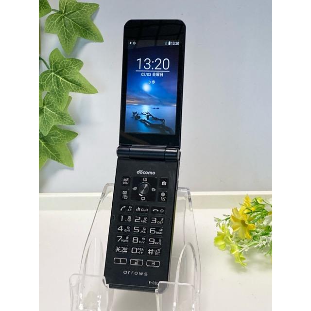 docomo arrowsケータイ F-03L ブラック arrows ドコモ SIMフリー ケータイ F-03L ブラック☆ 4G ガラホ