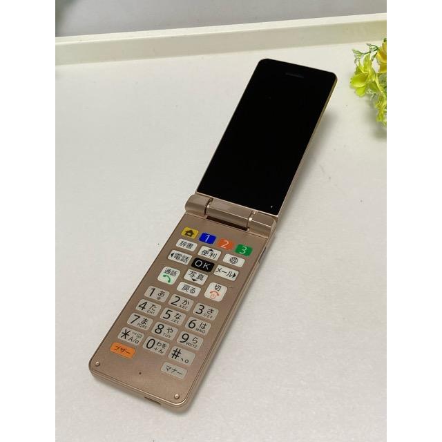 SIMフリー SoftBank かんたん携帯11 ゴールド☆ A207SH ガラホ ナノSIM対応 携帯電話 防水／防塵／耐衝撃 利用制限〇 A8799 | SHARP | 05