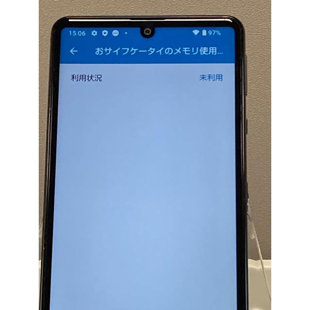 AQUOS sense sense4 SH-41A ブラック ROM 64GB RAM 4GB ドコモ SIM