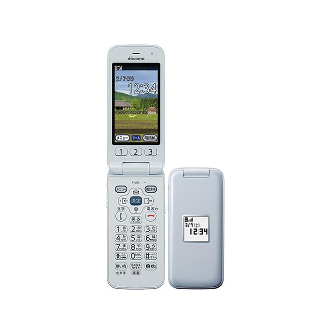らくらくシリーズ らくらくホン F-01M ホワイト 富士通 Fujitsu docomo