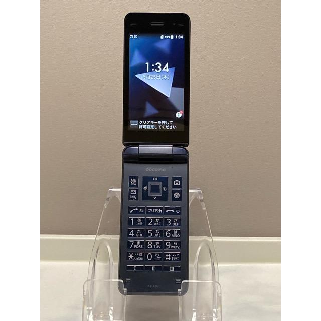 DIGNO docomo SIMフリー ケータイ ブラック KY-42C 防水 ガラホ 携帯