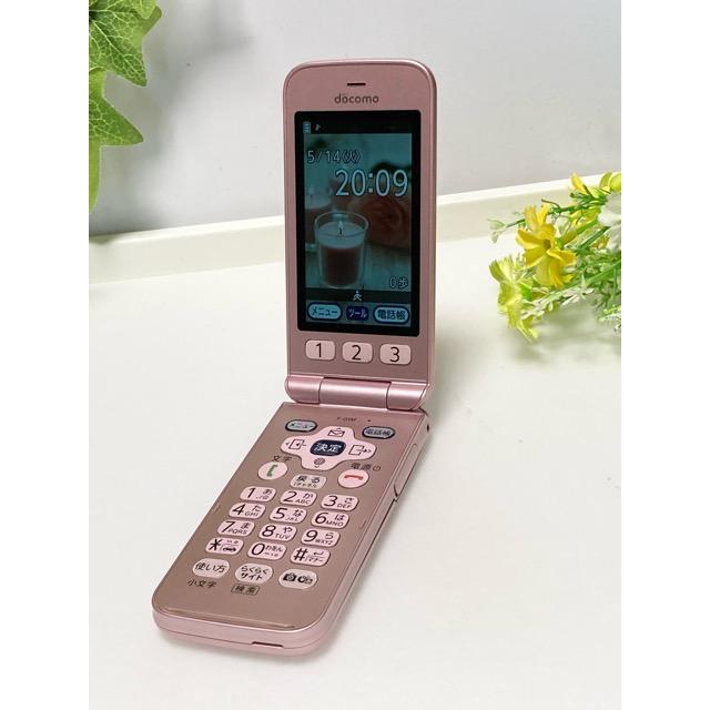 らくらくシリーズ らくらくホン F-01M ピンク☆彡 富士通