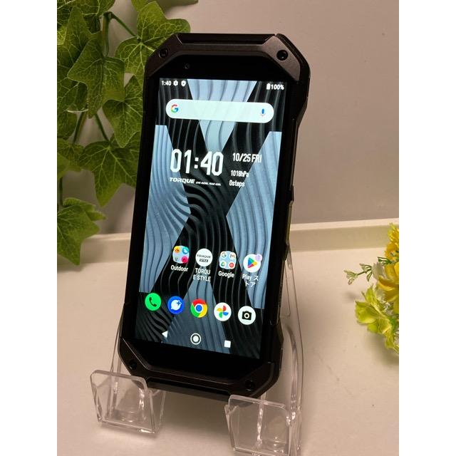 TORQUE 使用少 美品 5G KYG01 au SIMフリー ブラック☆ 判定〇 5G