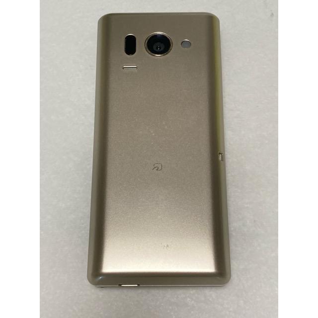 AQUOS K SIMフリー SHARP SHF33 シャンパンゴールド ≪au版 (SIMロック